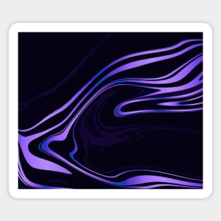 Gold and Purple Marble Sticker